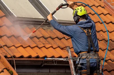 Démoussage et hydrofuge de toiture à Oberlarg